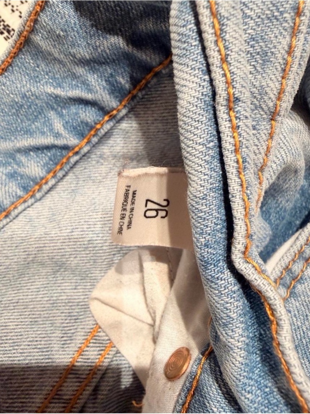 BDG Light Blue Distressed Straight-Leg Jeans - Picture 3 of 3